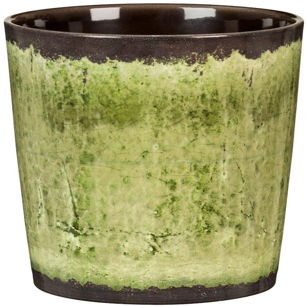 Ghiveci flori SCHEURICH Glaze, ceramica, D 11 cm, verde