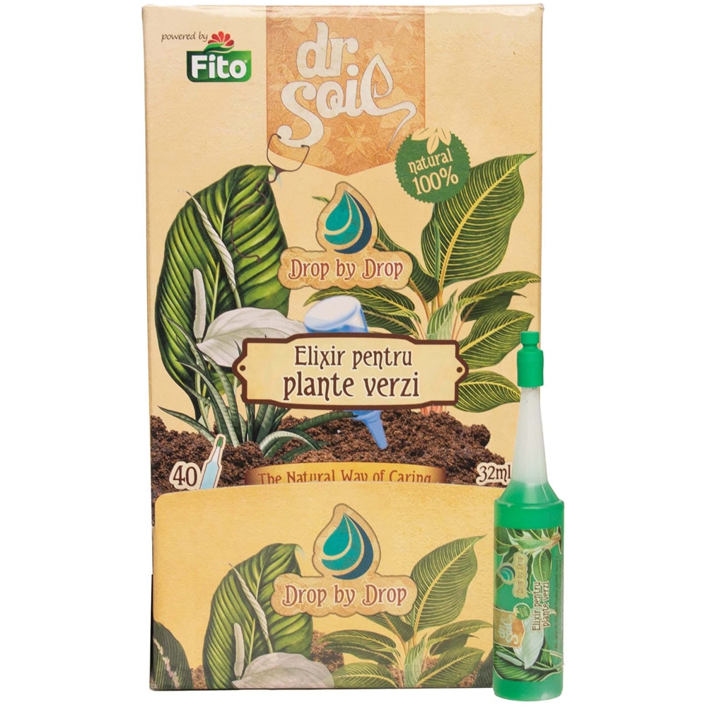 Elixir pentru plante verzi Dr. Soil, 32 ml
