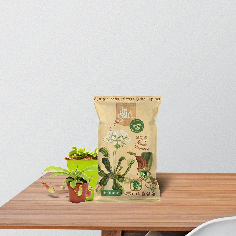 Substrat pentru plante carnivore Dr. Soil, 1 L
