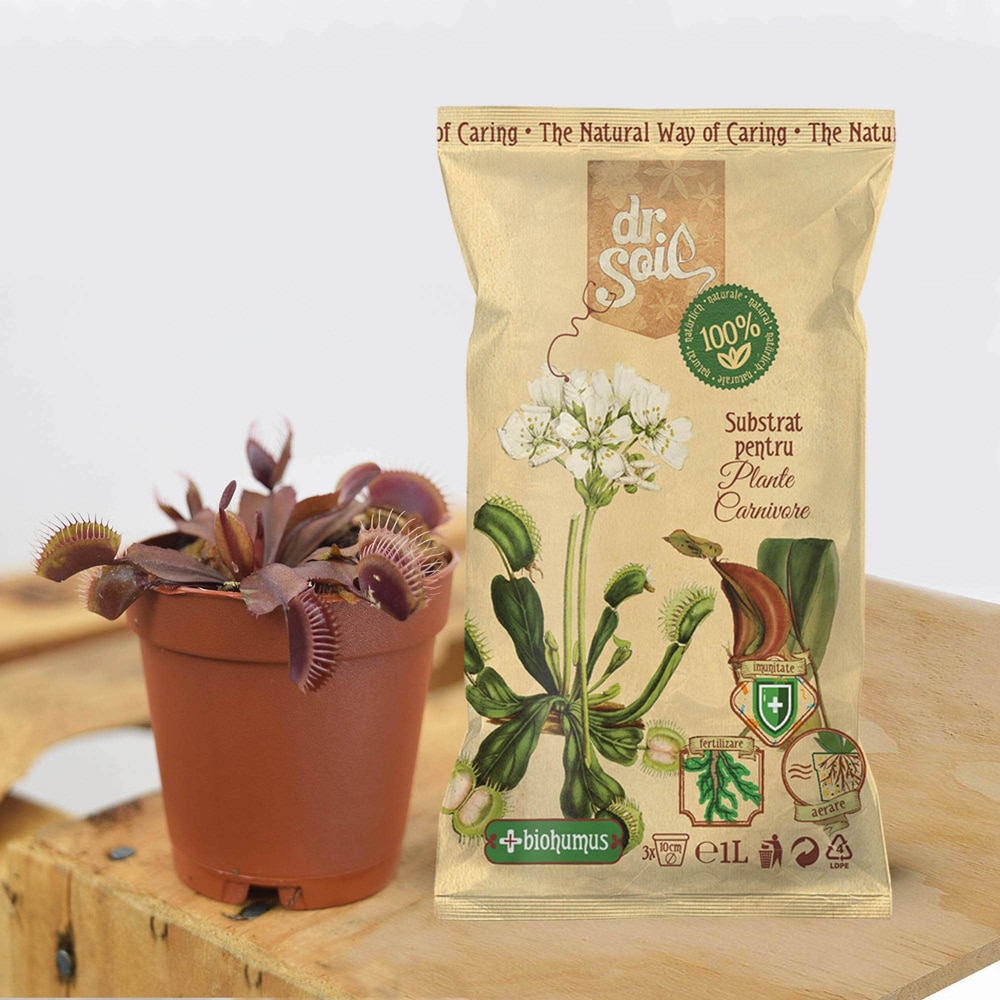 Substrat pentru plante carnivore Dr. Soil, 1 L