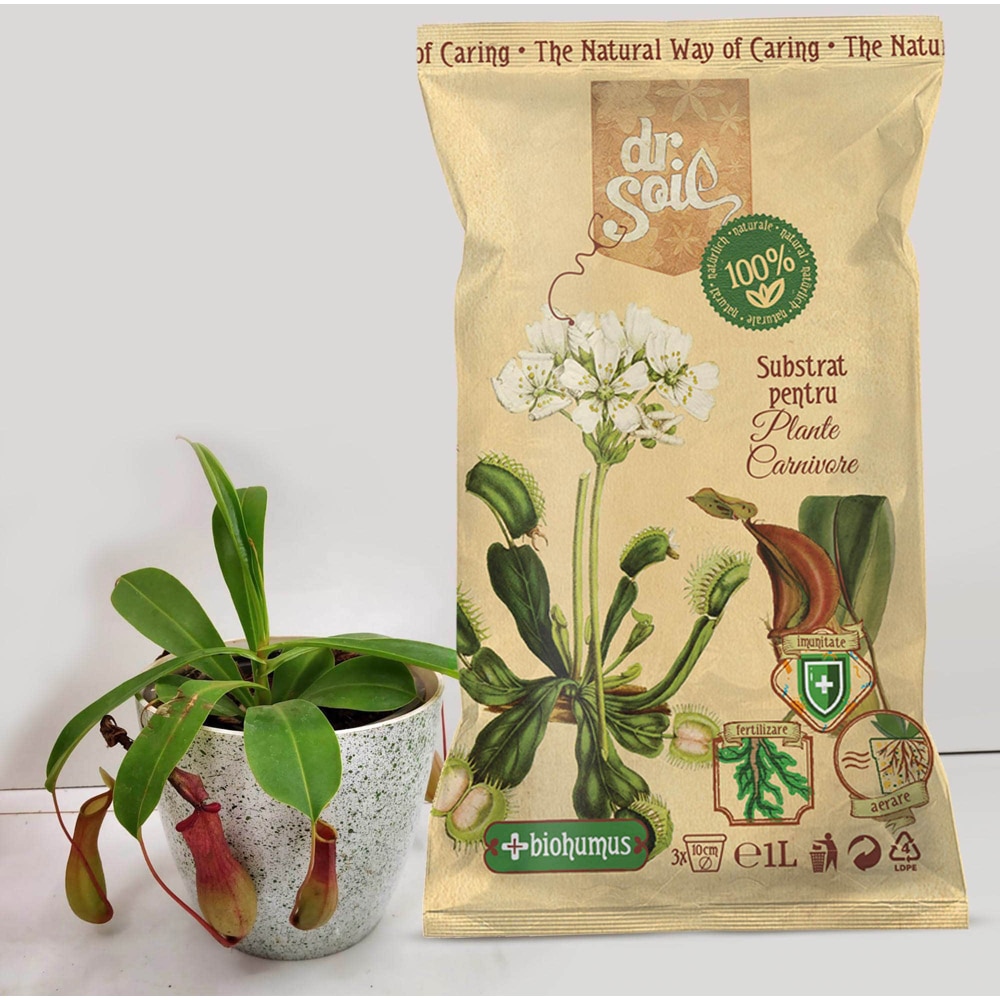Substrat pentru plante carnivore Dr. Soil, 1 L