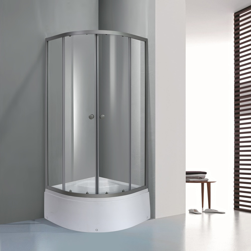 Cabina de dus semirotunda Arkell, 80 x 80 x 197 cm