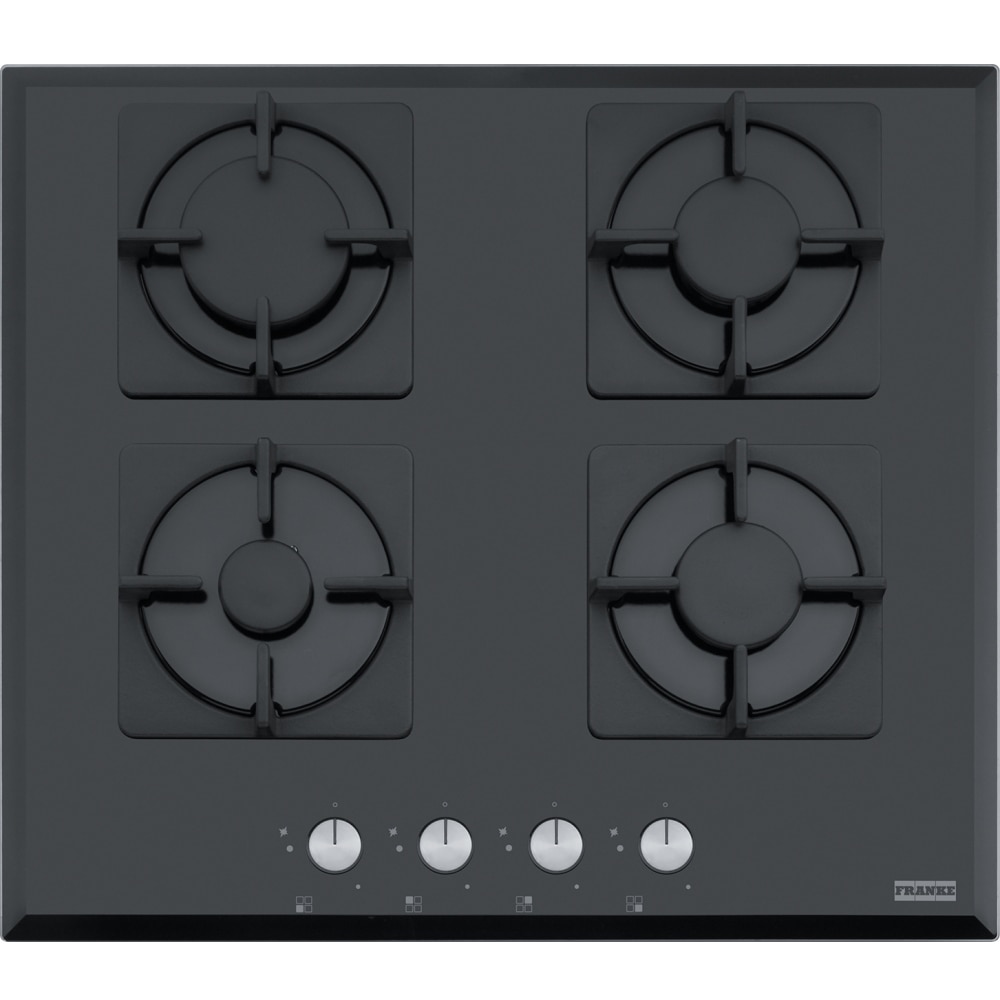 Plita incorporabila FRANKE FHNS 604 4G BK C, Gaz, 4 arzatoare, negru