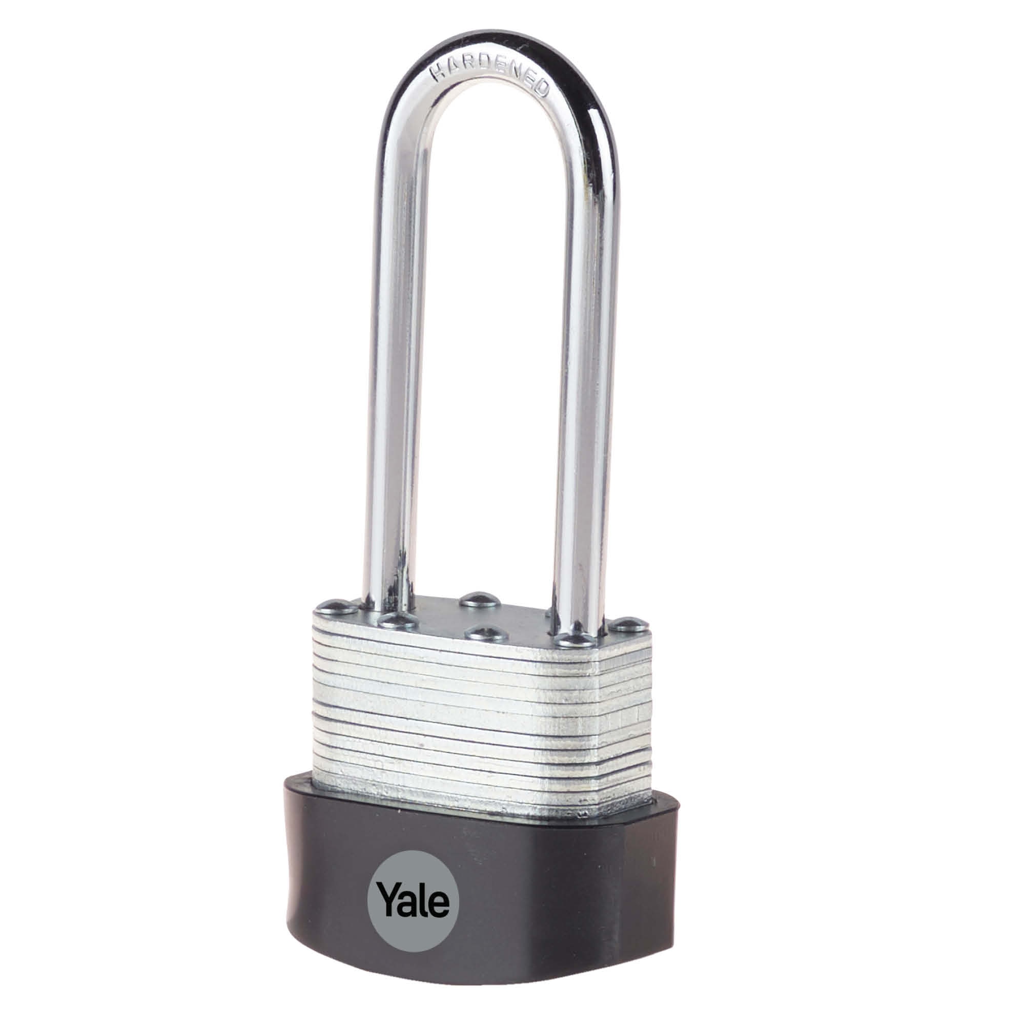 Lacat veriga lunga YALE, 63 mm, otel, argintiu