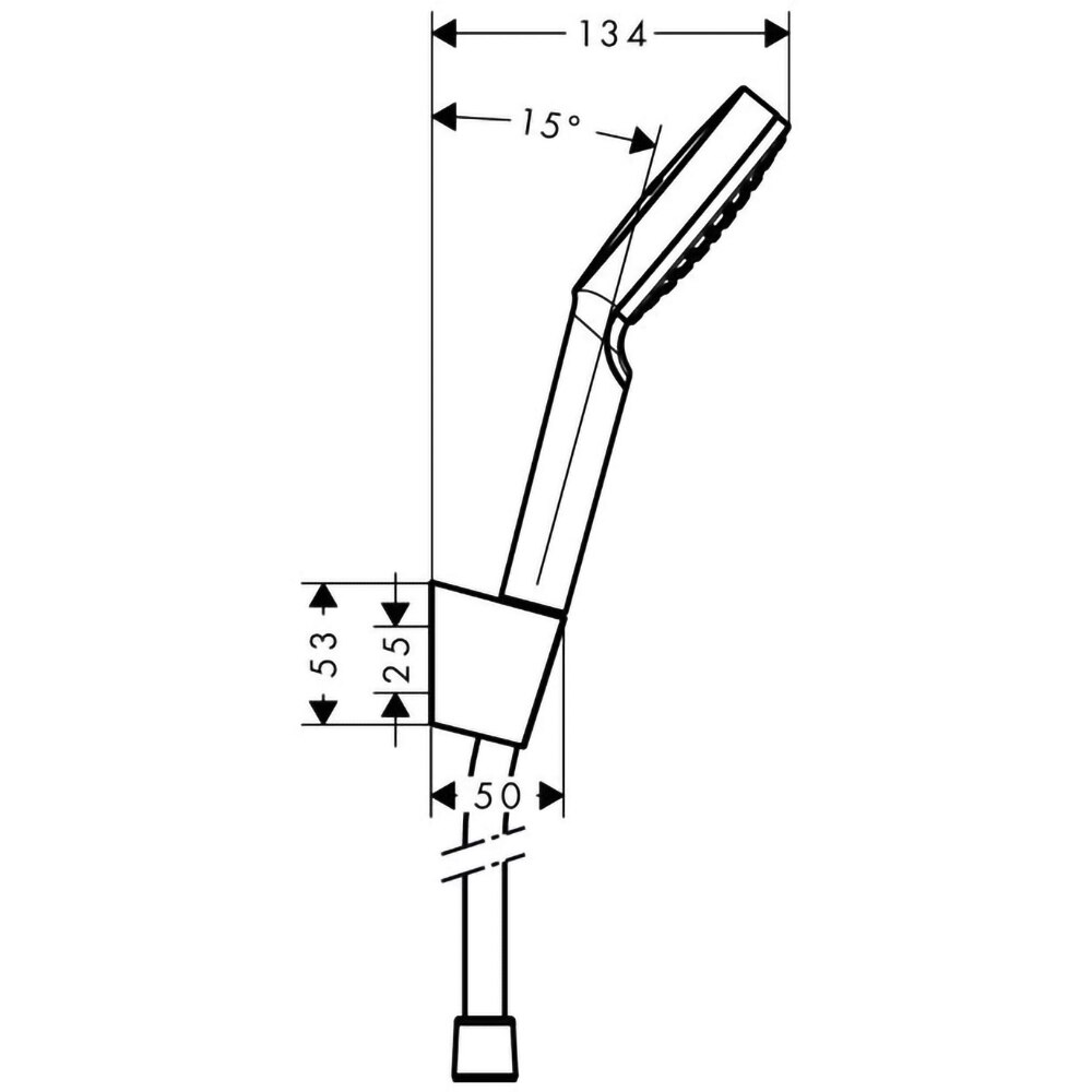 Set para dus HANSGROHE Crometta 26569400, 1 functie, crom