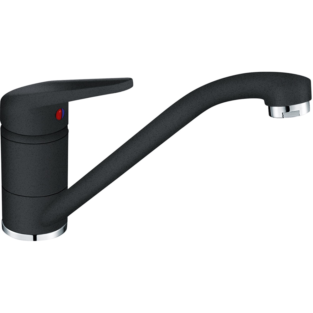 Pachet chiuveta FRANKE BFG 611-62, 1 cuva, picurator reversibil, granit + baterie Novara, negru