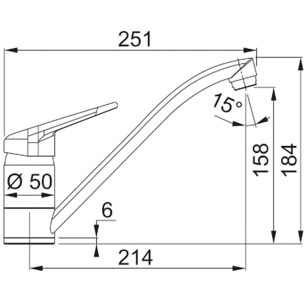 Pachet chiuveta FRANKE BFG 611-62, 1 cuva, picurator reversibil, granit + baterie Novara, negru