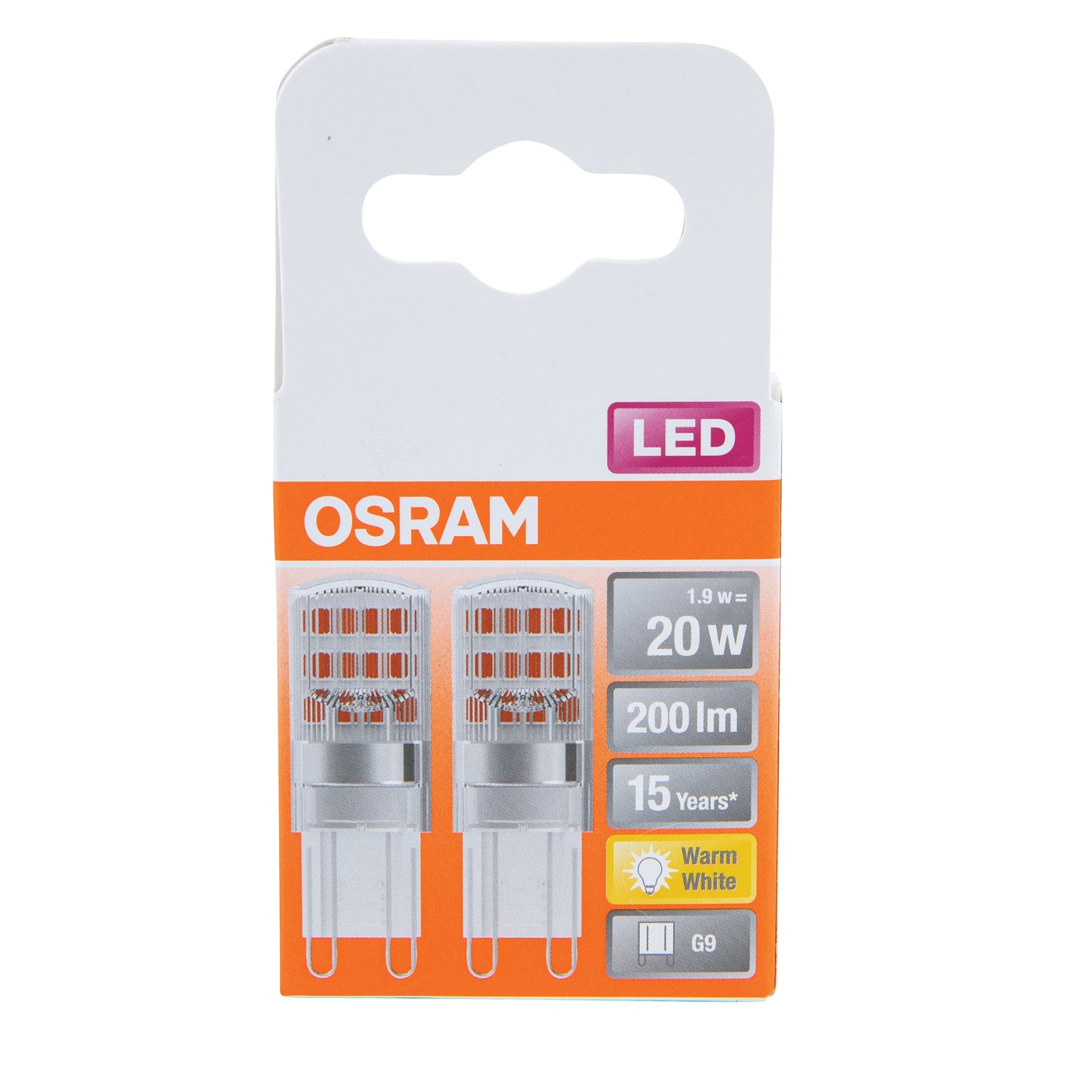 Bec Led Pin 20 Non Dim G9 1.9W