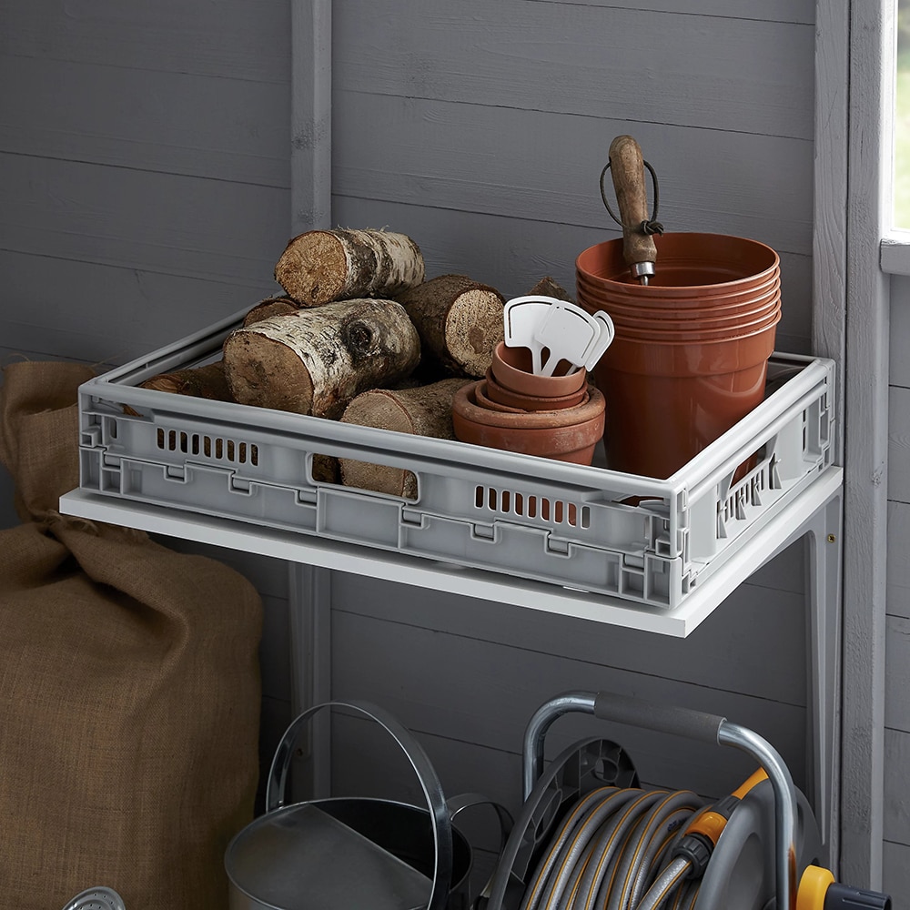 Lada depozitare pliabila GOODHOME, 59.7 x 39.8 x 11 cm, 21l, polipropilena, gri