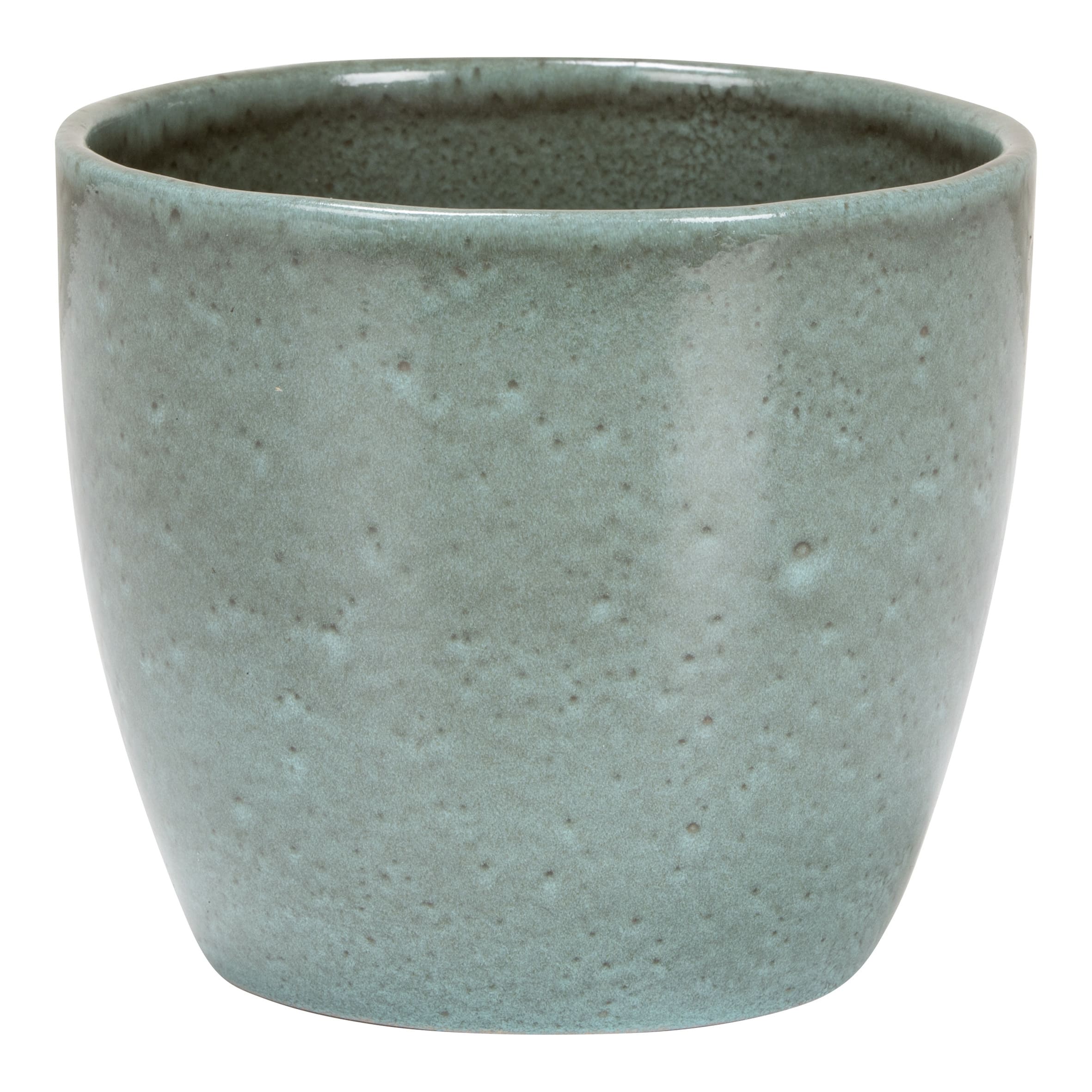 Ghiveci, rotund verde Scottish Moss, 13 cm • Scheurich