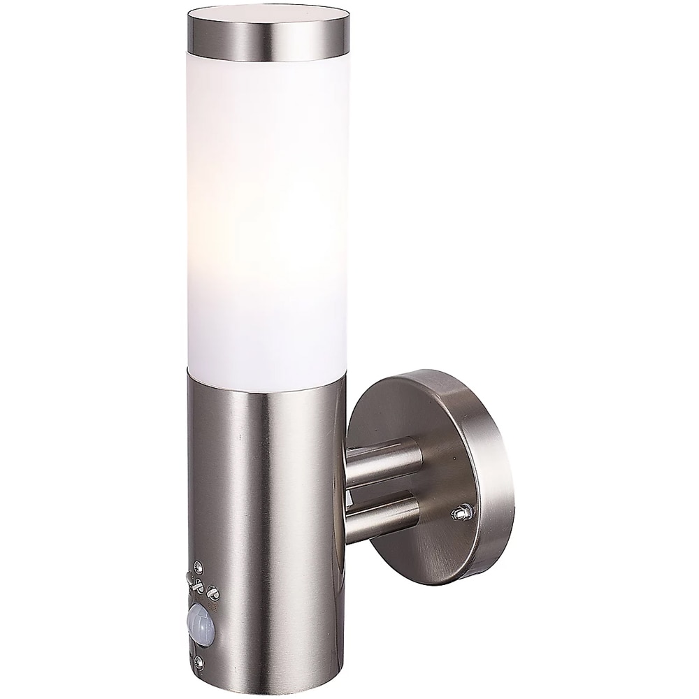 Aplica exterior HOLLIS, 15W, IP44, argintiu