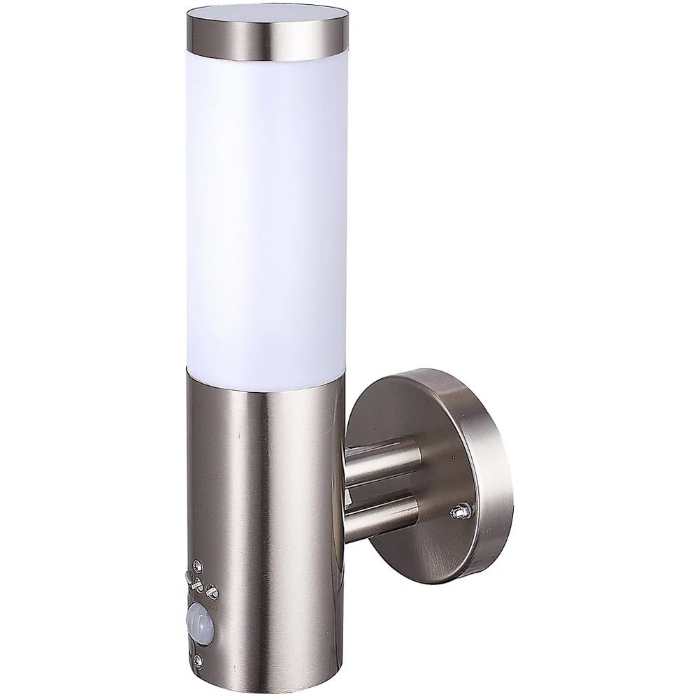 Aplica exterior HOLLIS, 15W, IP44, argintiu