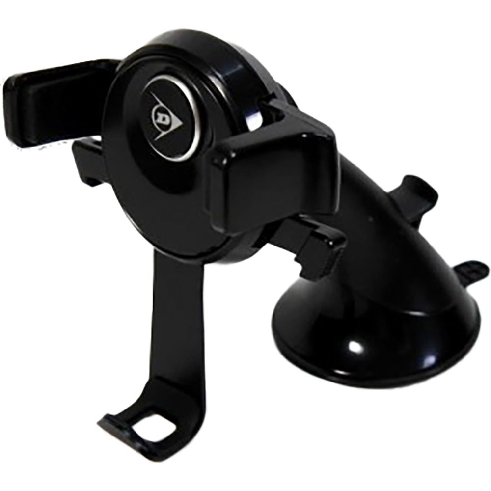 Suport auto telefon DUNLOP, ABS, rotire 360grade, negru