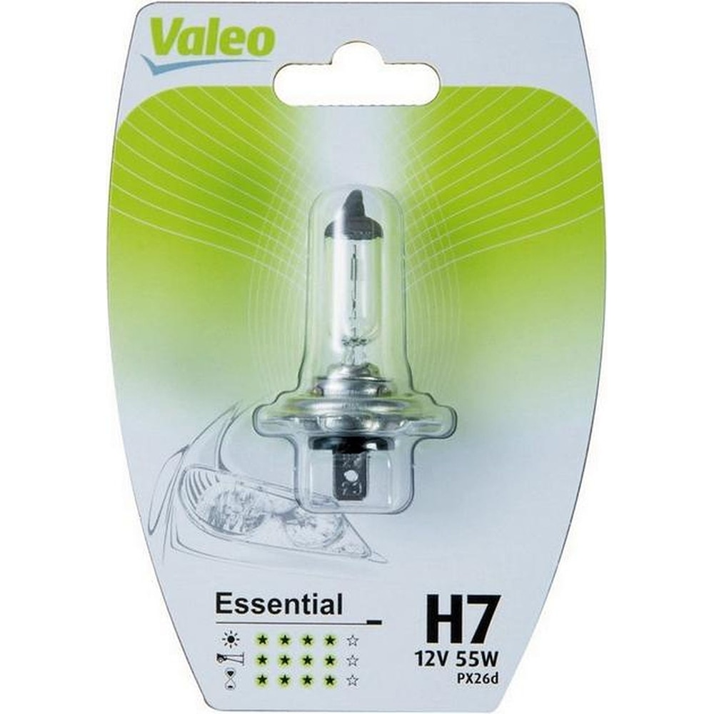 Bec auto halogen VALEO Essential, H7, 55W, 12V, 1buc