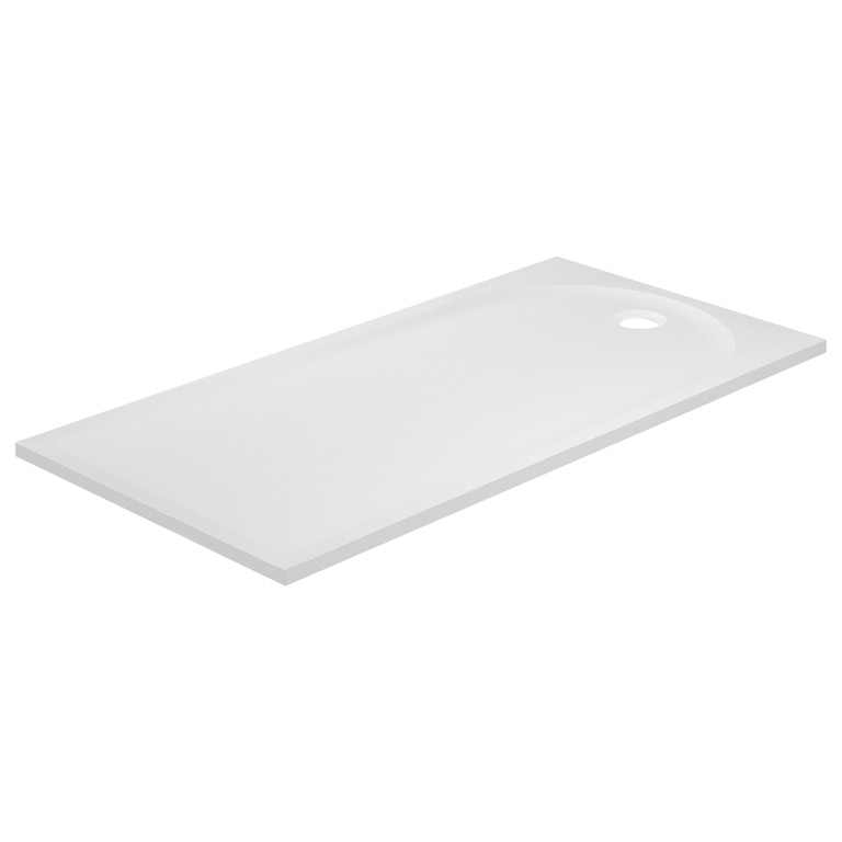 Cadita dus GOODHOME Cavally, 80 x 160 cm, alb