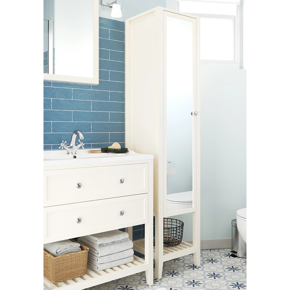 Dulap baie GOODHOME Perma, 40 x 36 x 185 cm, alb