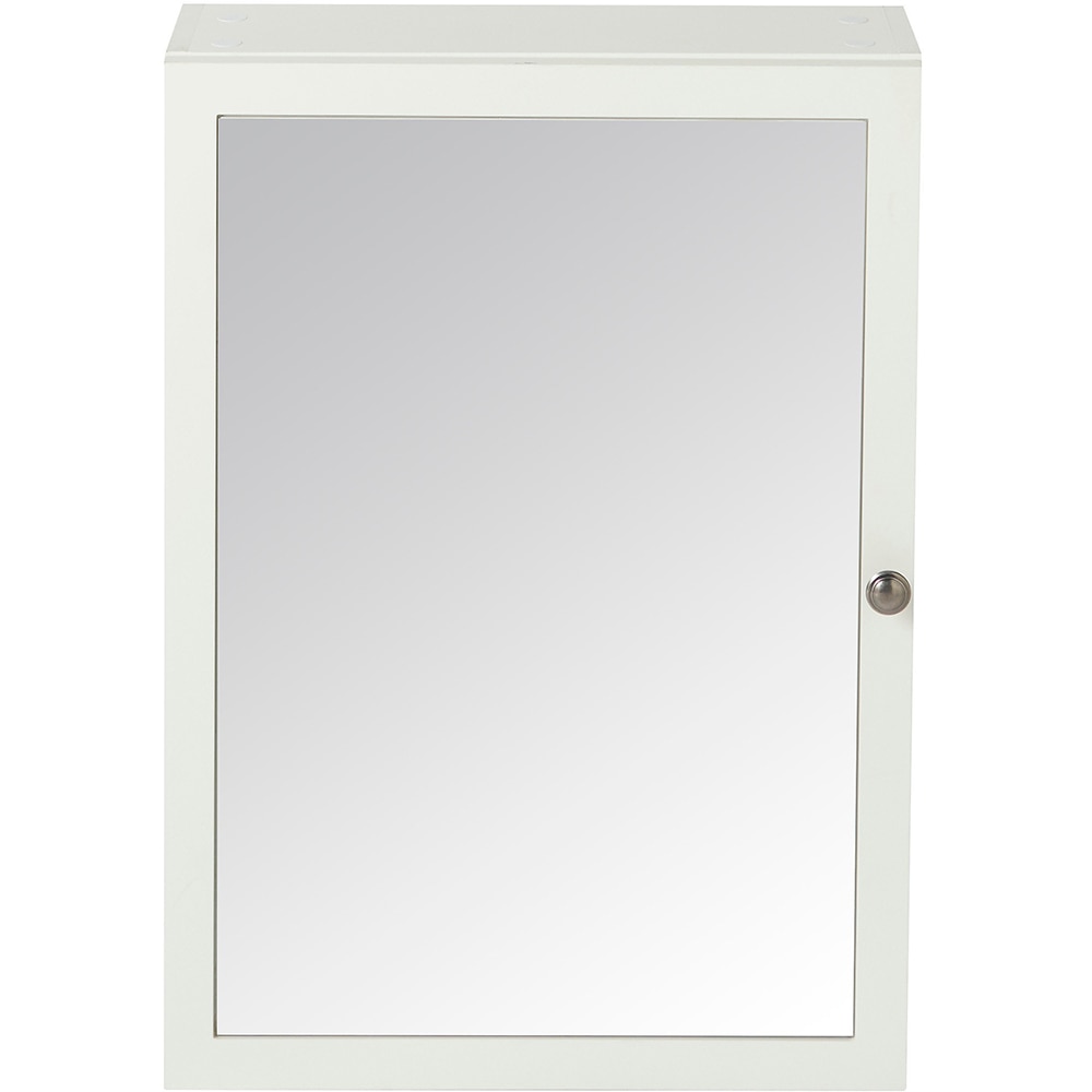 Dulap baie cu oglinda GOODHOME Perma, 50 x 15 x 70 cm, alb