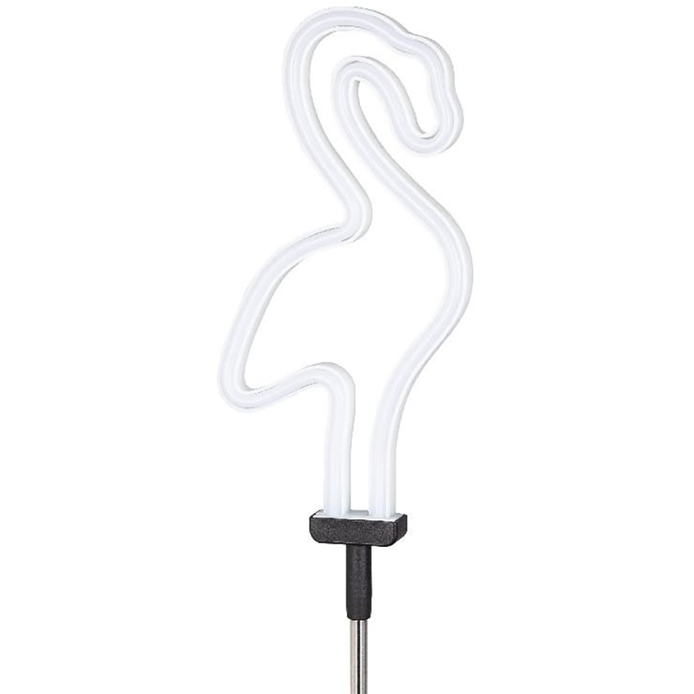 LAMPA NEON LED SOLAR FLAMINGO