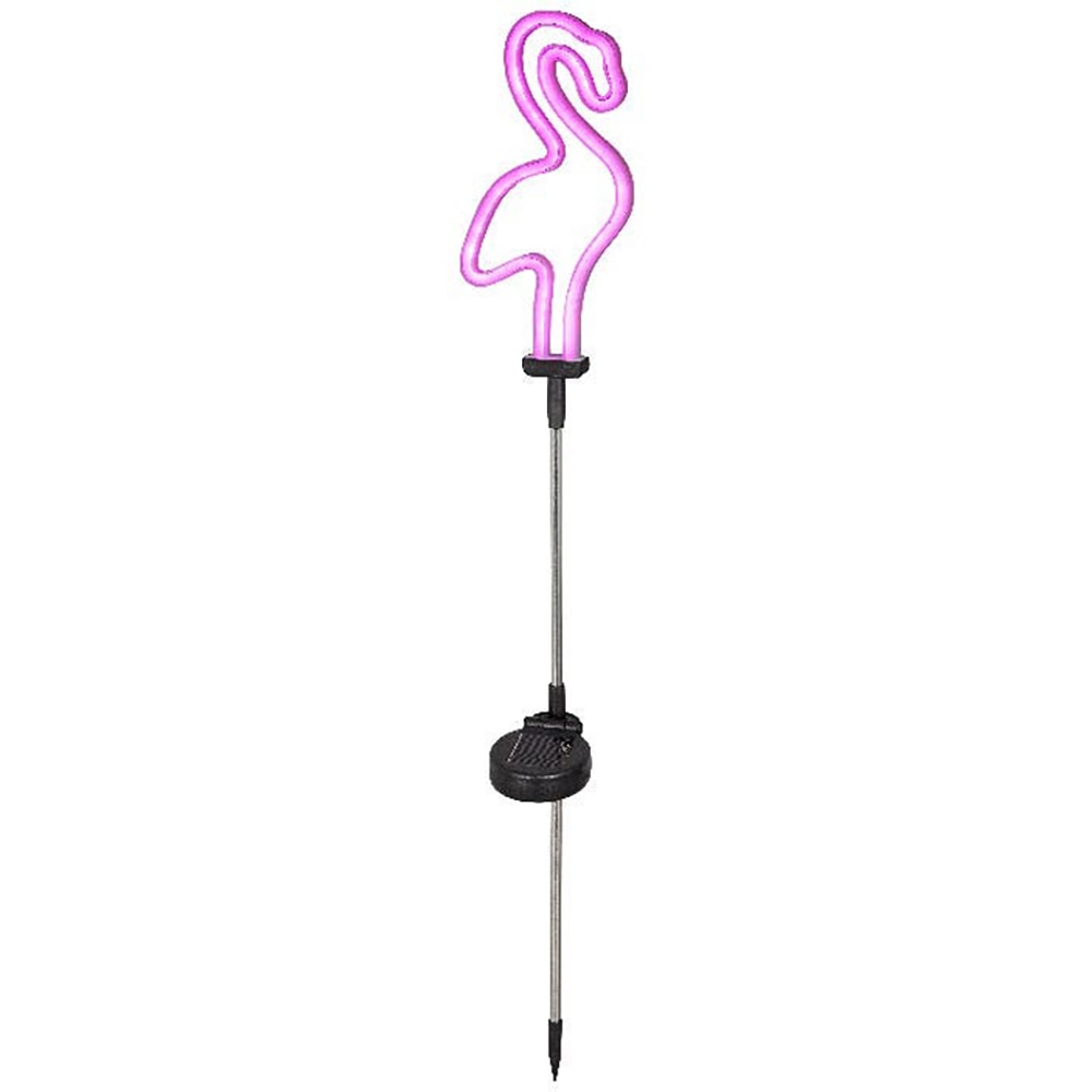 LAMPA NEON LED SOLAR FLAMINGO