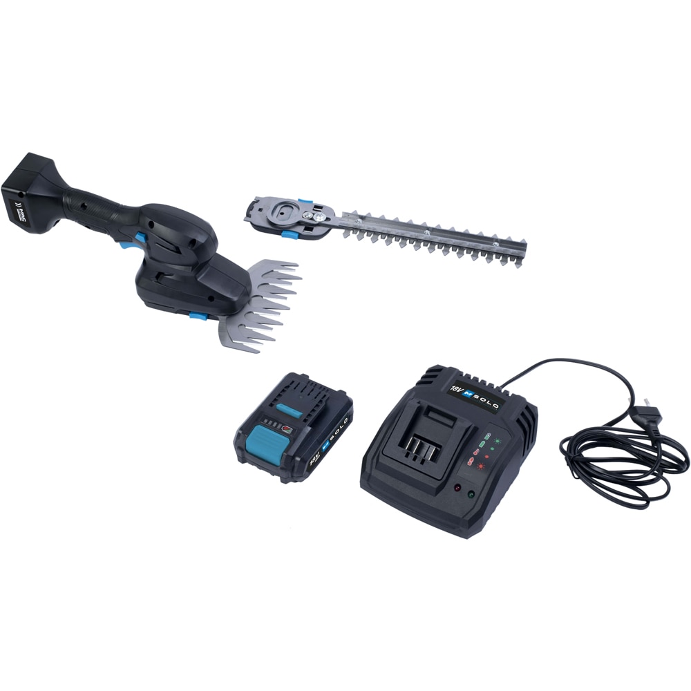 Trimmer pentru gard viu MAC ALLISTER, 18V, 2Ah, lungime lama 20cm