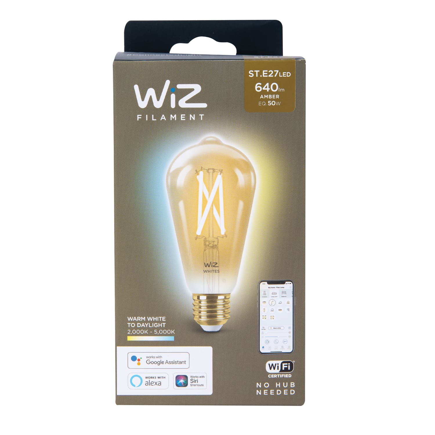 Bec inteligent, E27, 7 W, ST64 920 50 AMB • Philips