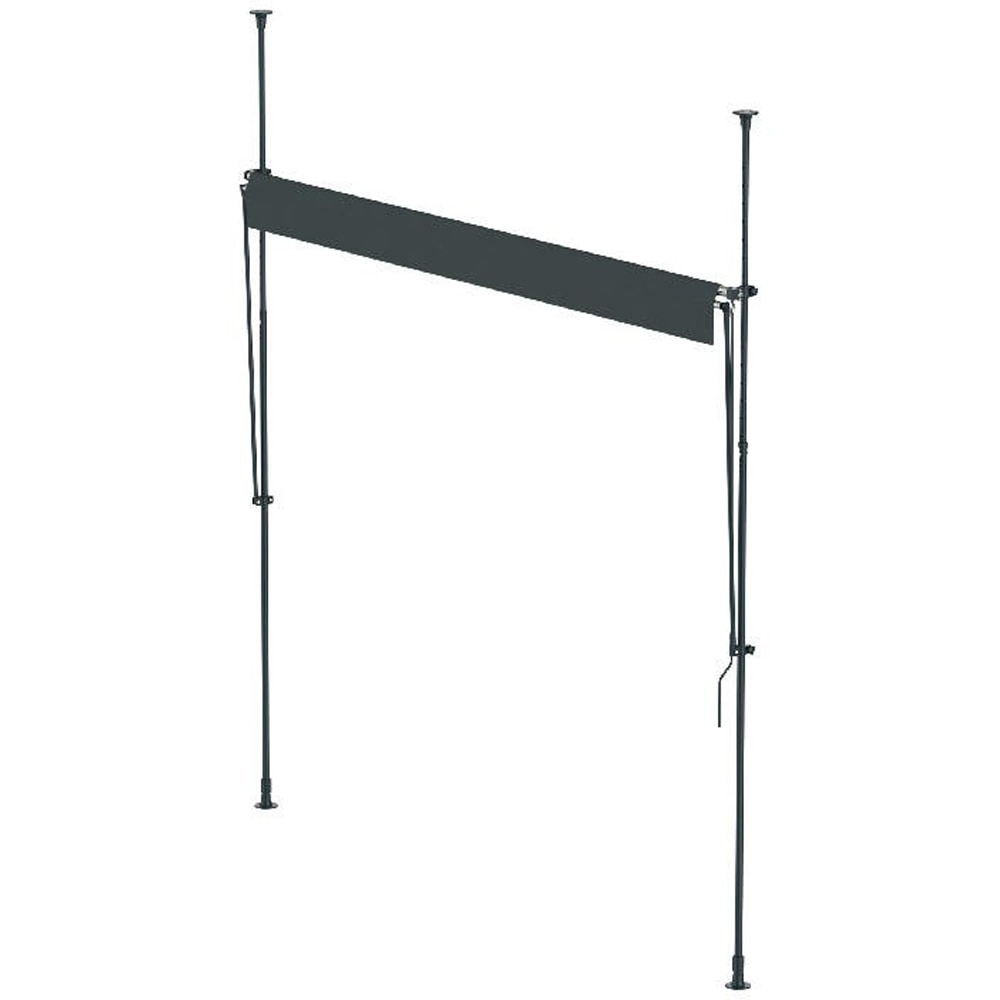Copertina retractabila, aluminiu, 292 x 120 cm, antracit