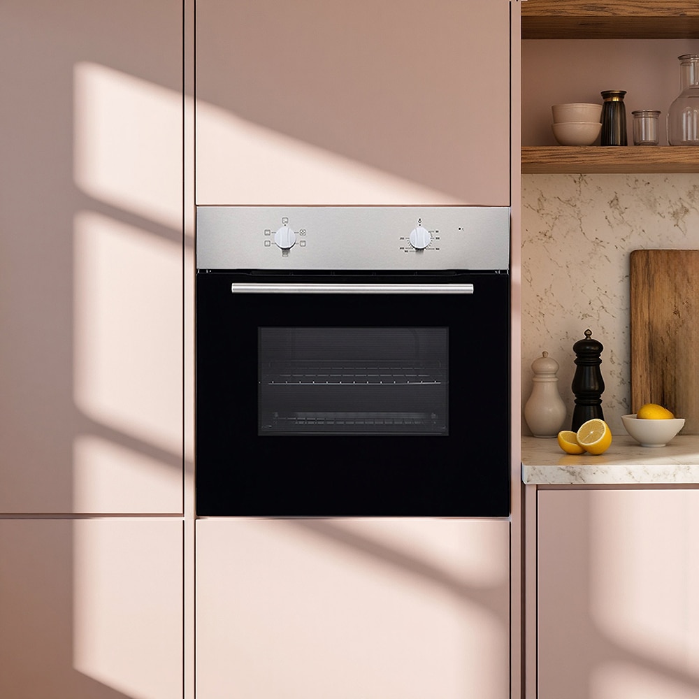 Cuptor incorporabil NMSTAT71, Electric, 4 functii, 71L, Clasa, A, negru