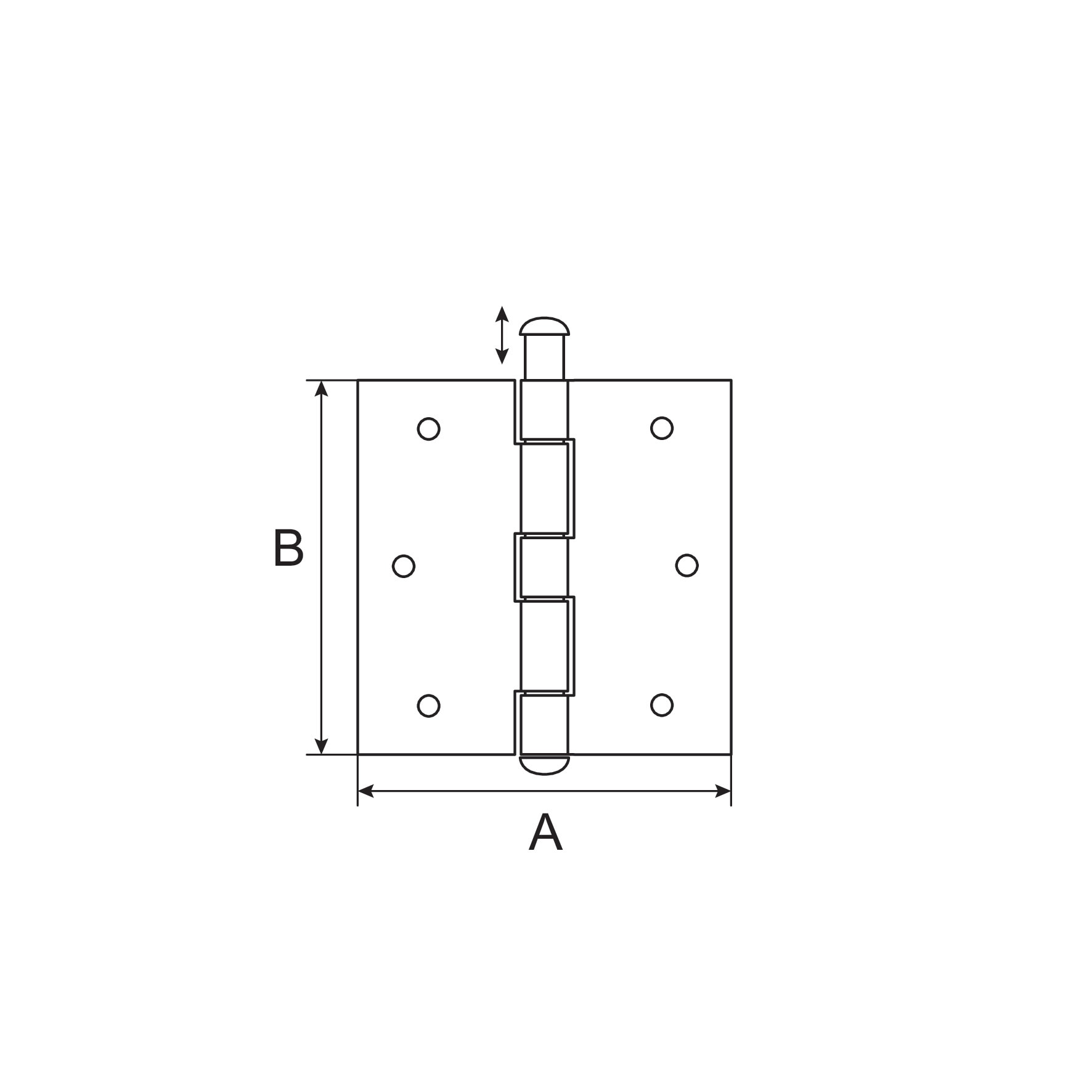Balama Cu Ax Detasabil 75X75Mm