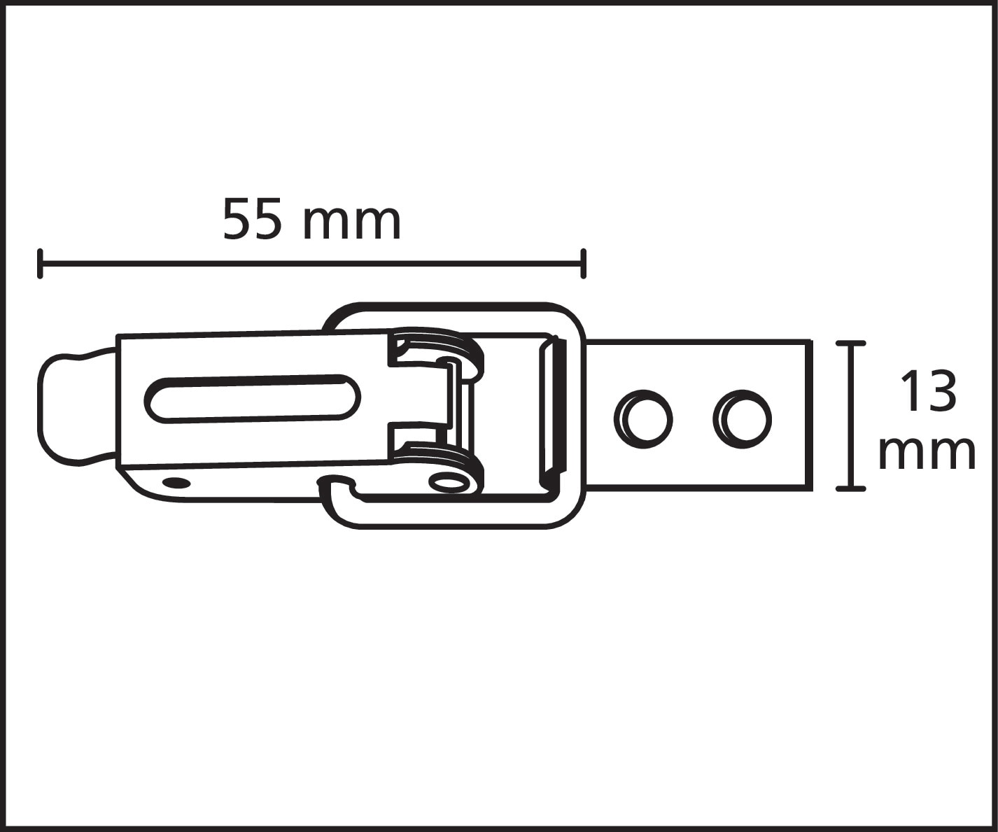 Inchizator Cufar 55Mm