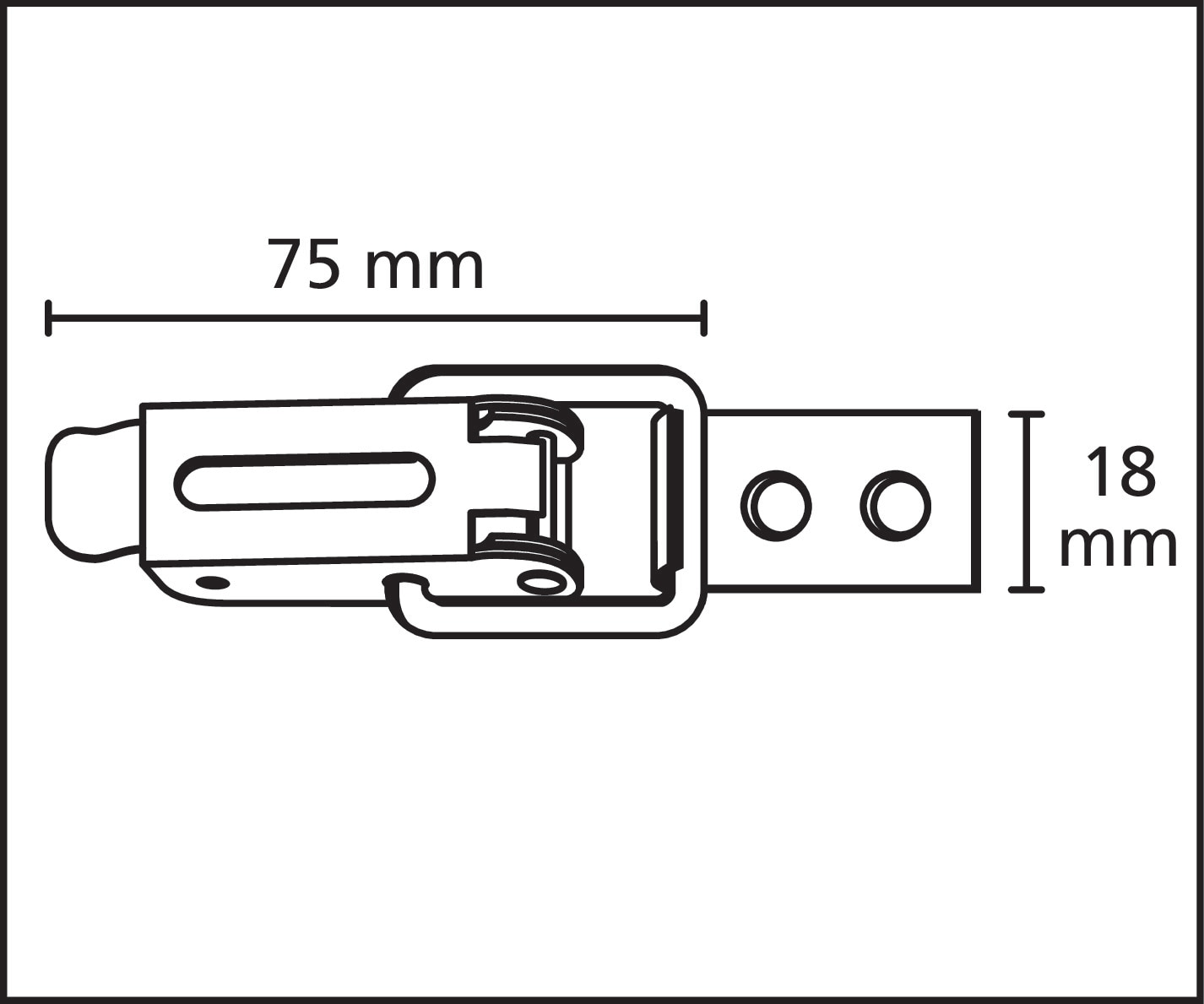 Inchizator Cufar 75Mm