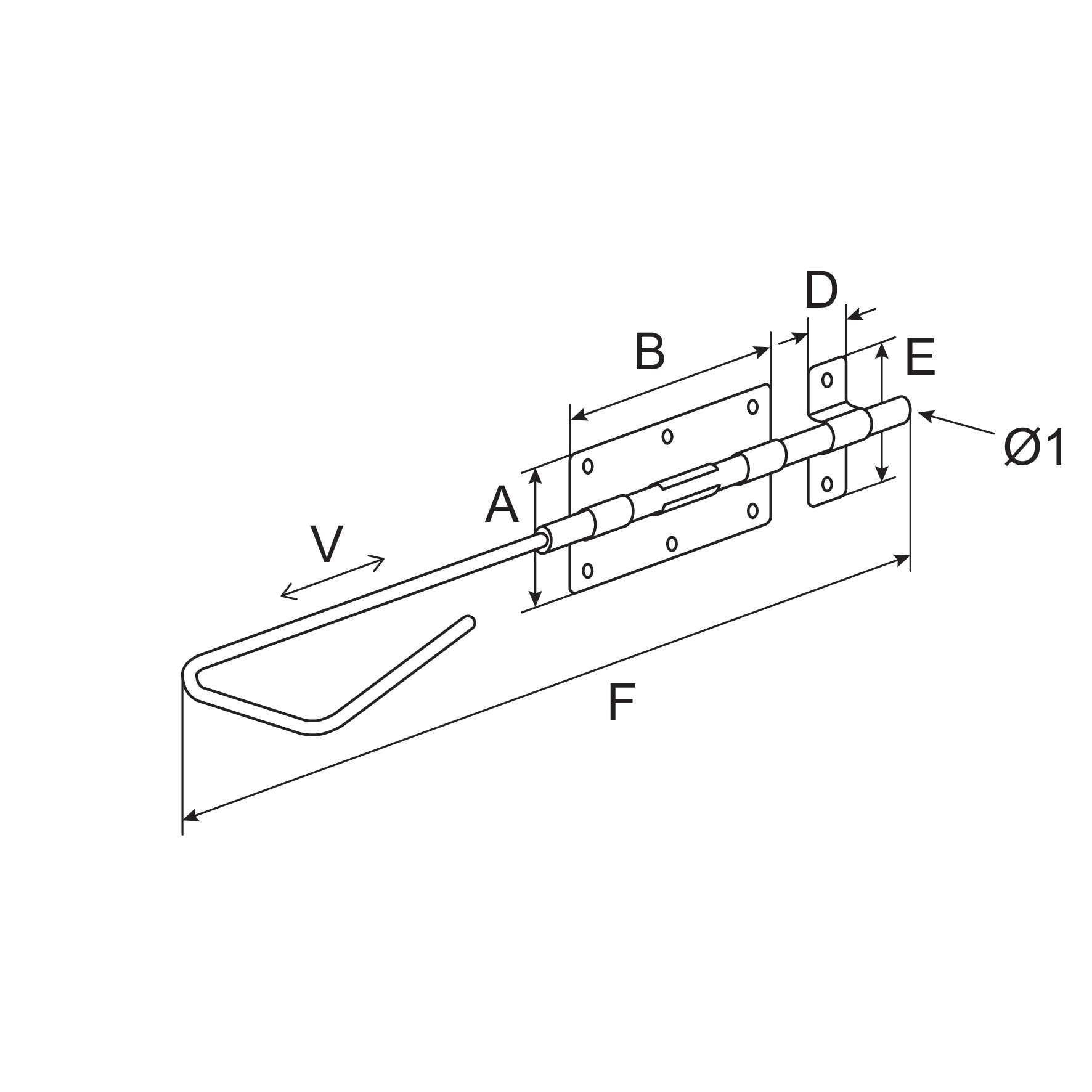 Zavor Tija Sarcina Grea 260X65Mm