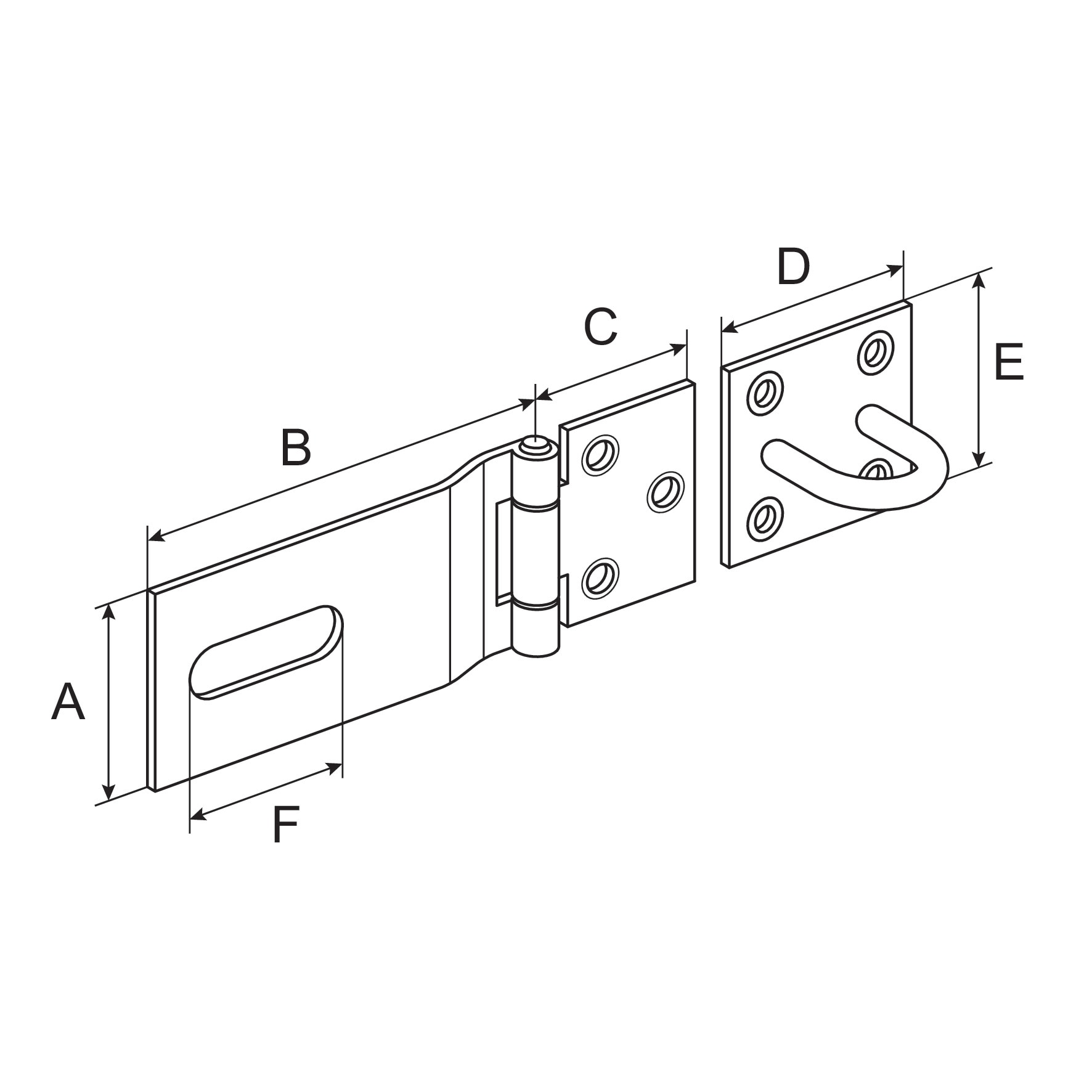 Incuietoare Lacat 80X38Mm