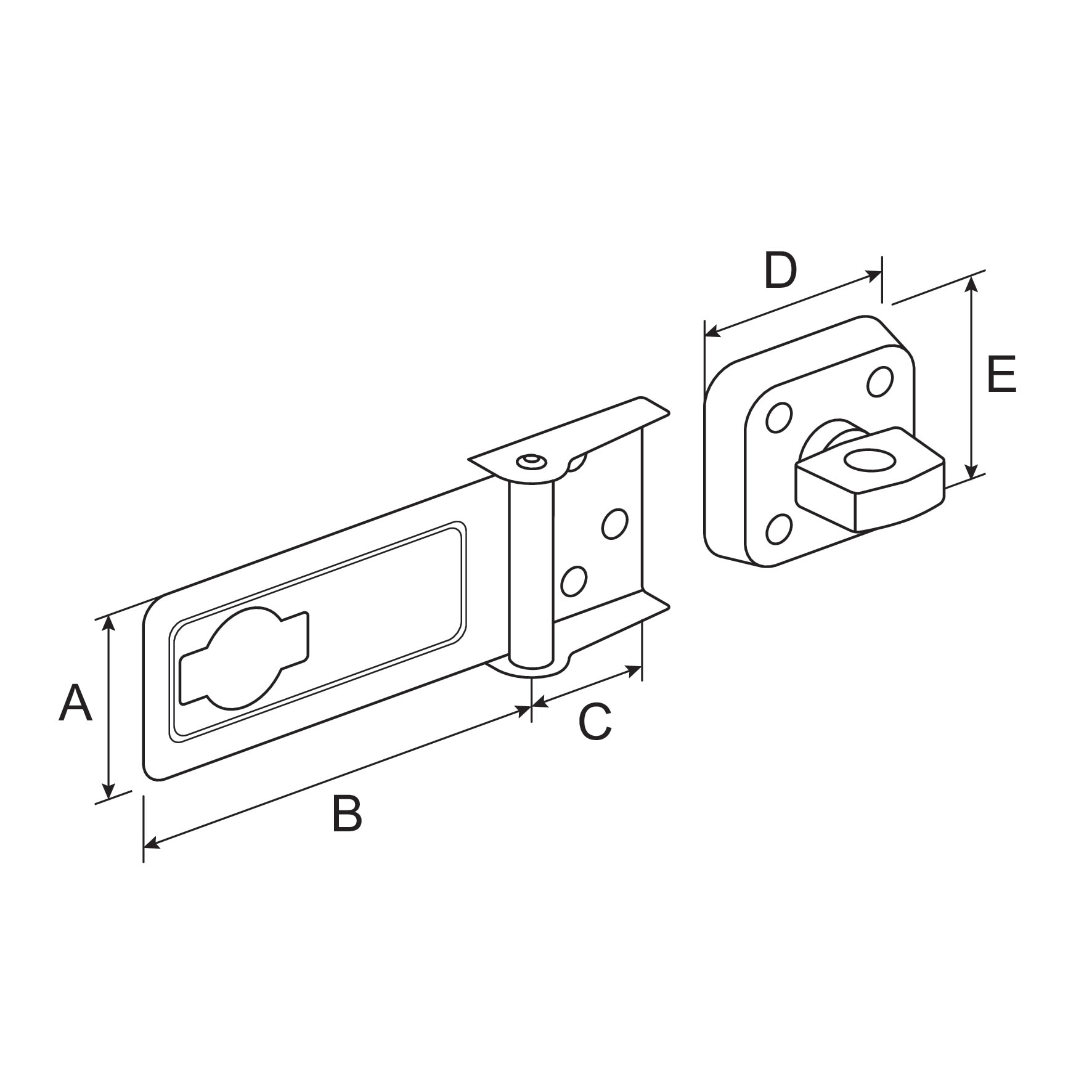 Incuietoare Lacat 85X30Mm