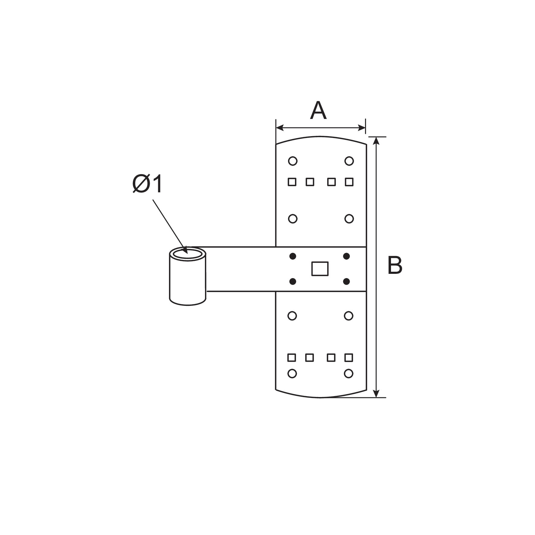 Balama T Pentru Ax 13Mm 45X140Mm
