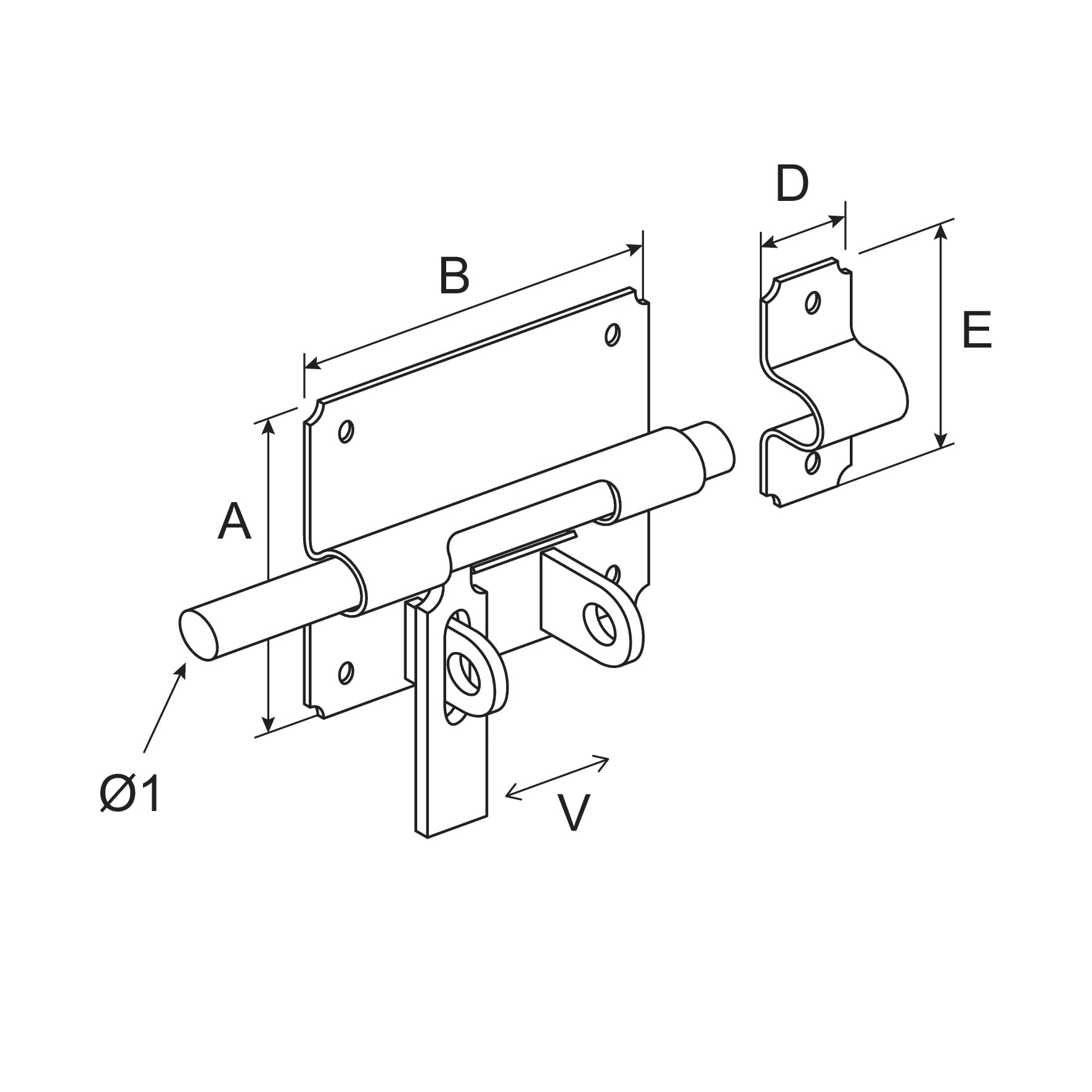 Zavor Tija 35X45Mm Nichelat