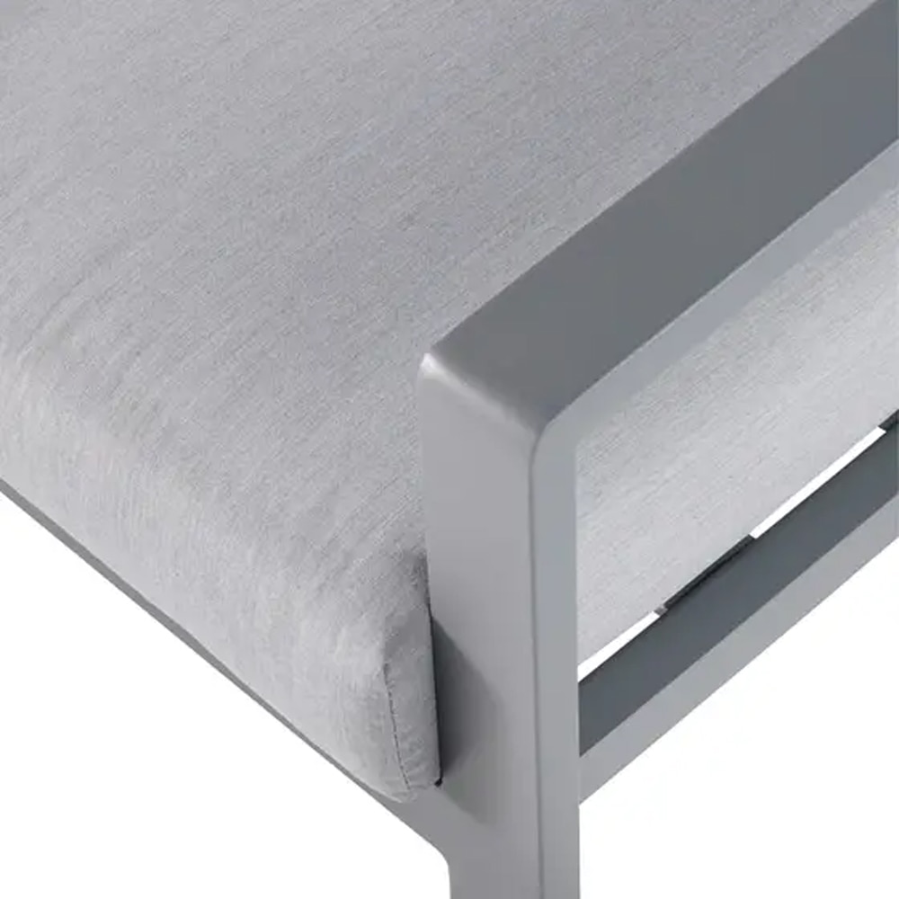 Set mobilier gradina GOODHOME Moorea 101250809, 4 piese, gri