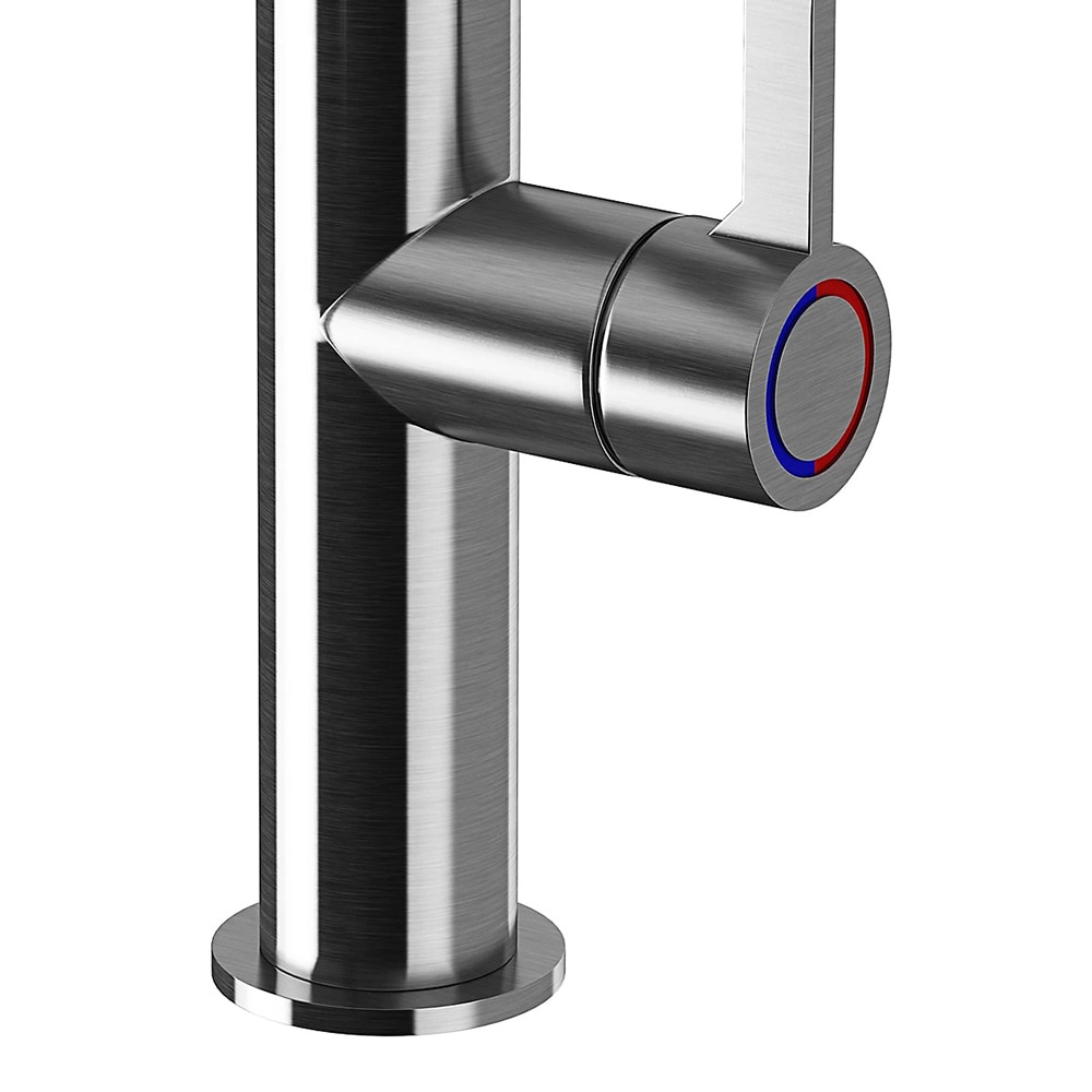 Baterie bucatarie GOODHOME Kamut, alama, argintiu