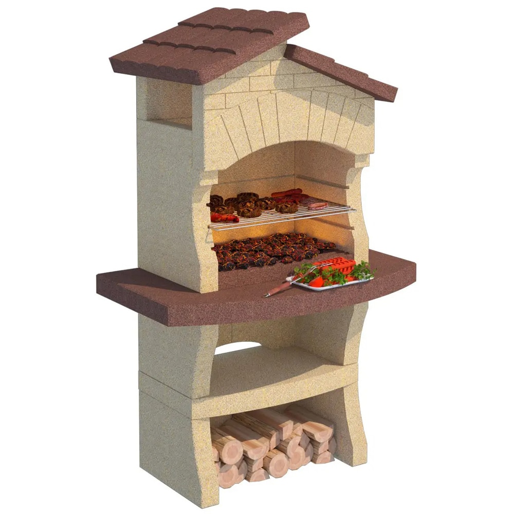 Gratar granule marmura LINEA Garda, 114 x 70 x 182 cm, bej