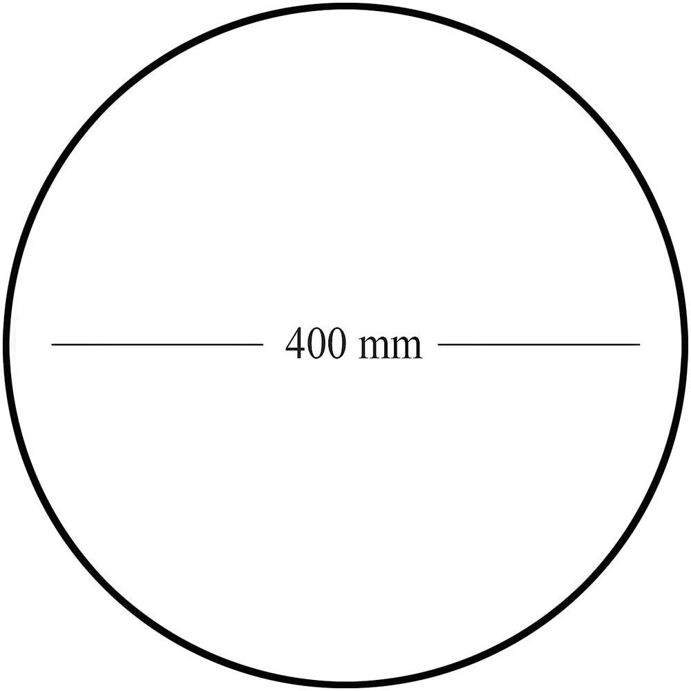 Oglinda baie Dunnet, 40 x 40 cm, transparent