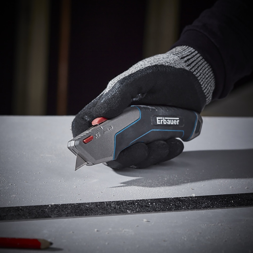 Cutter lama retractabila ERBAUER, 17cm