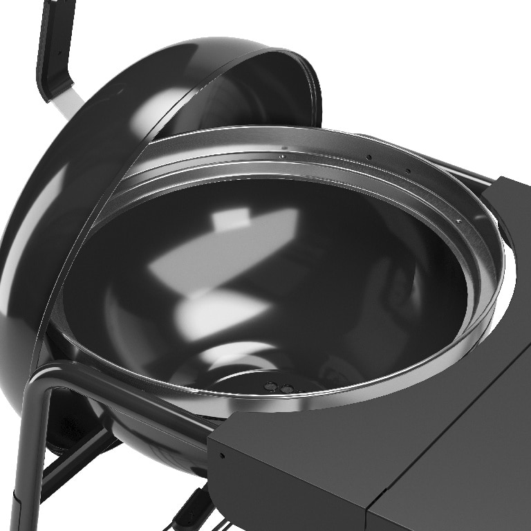 Gratar carbune, rotund cu roti  GoodHome