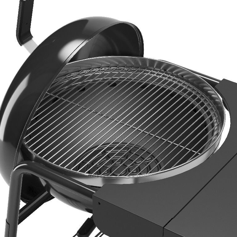 Gratar carbune, rotund cu roti  GoodHome