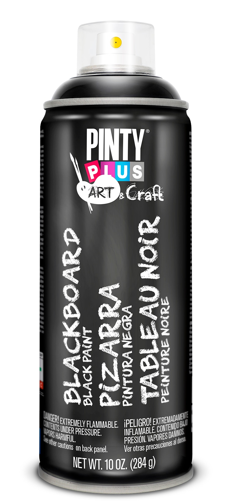 Spray vopsea PINTYPLUS Art&Craft, negru mat