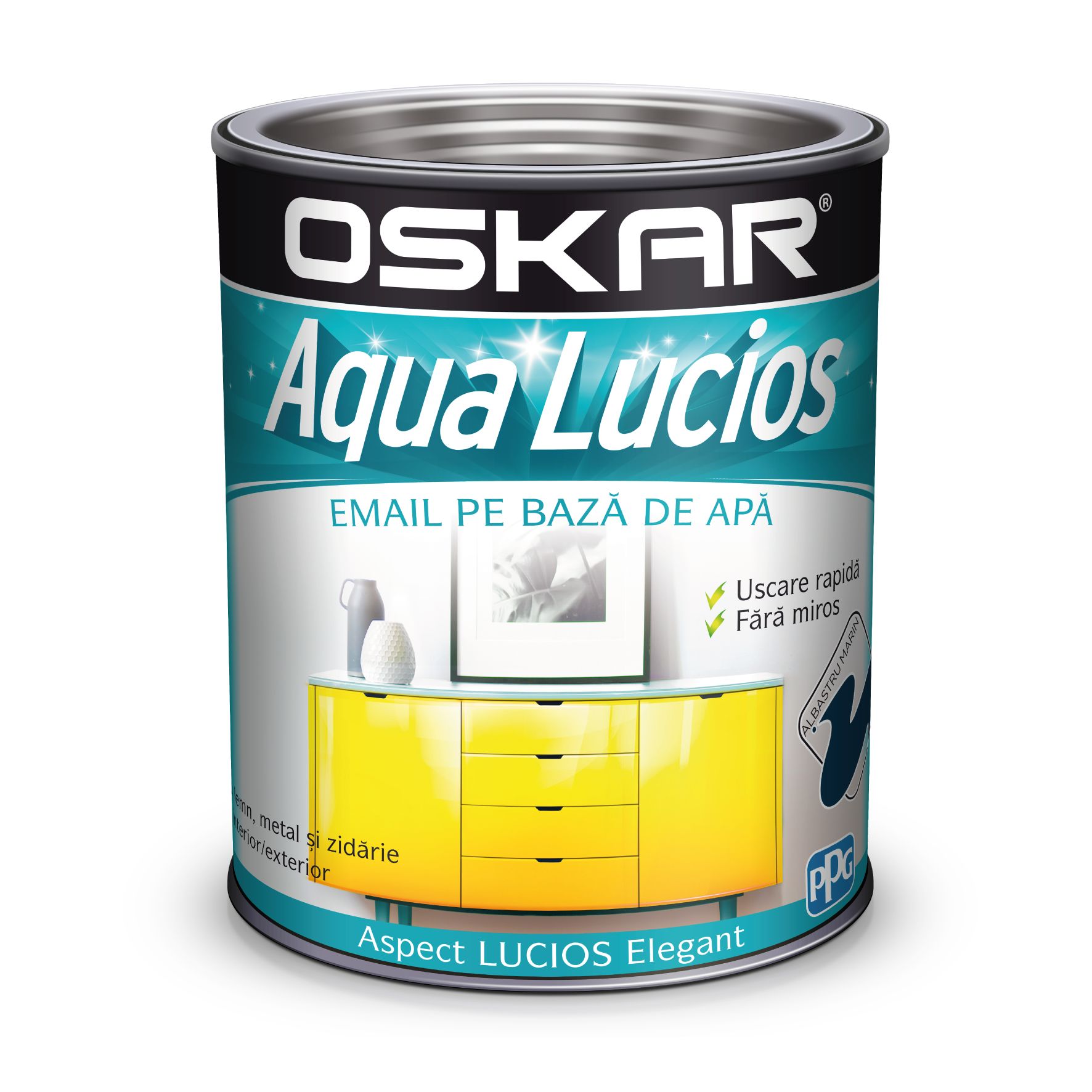 Oskar Aqua Lucios Email Albastru0.6