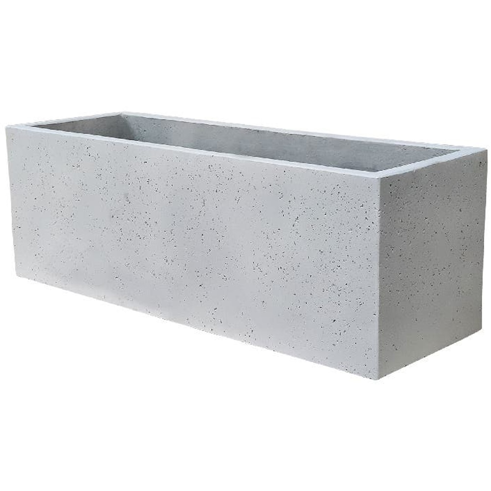 Jardiniera flori VERVE, 60 x 22 x 22 cm, gri deschis
