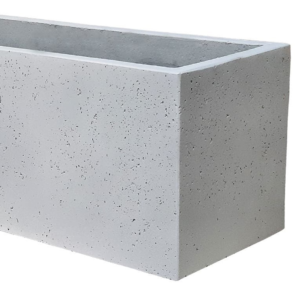 Jardiniera flori VERVE, 60 x 22 x 22 cm, gri deschis