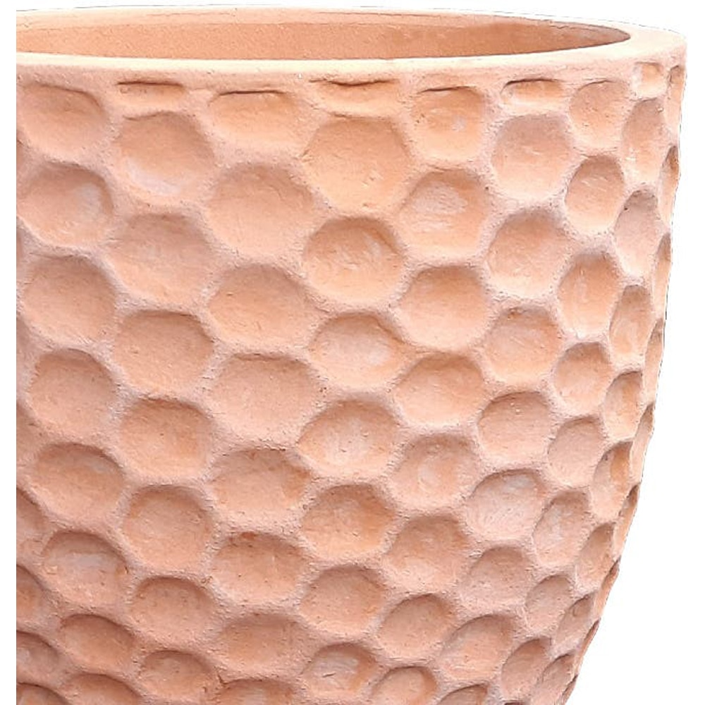 Ghiveci flori VERVE Gudena, teracota, D 32 cm, maro deschis