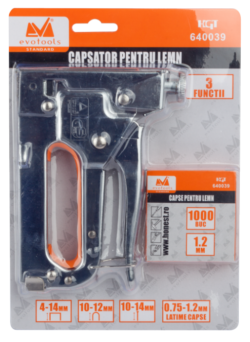 Capsator manual, capse 4-14 mm  Evotools