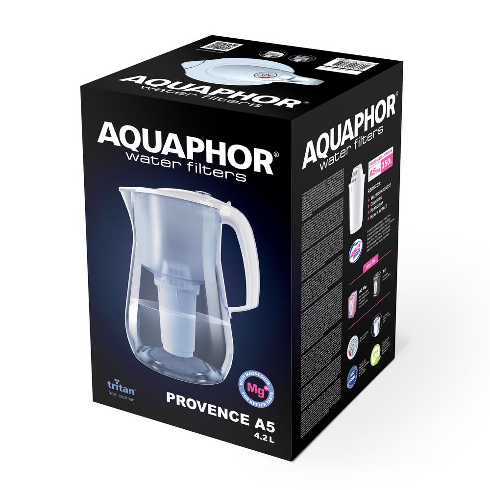 Cana filtranta Provance din Tritan, A5 Mg  Aquaphor