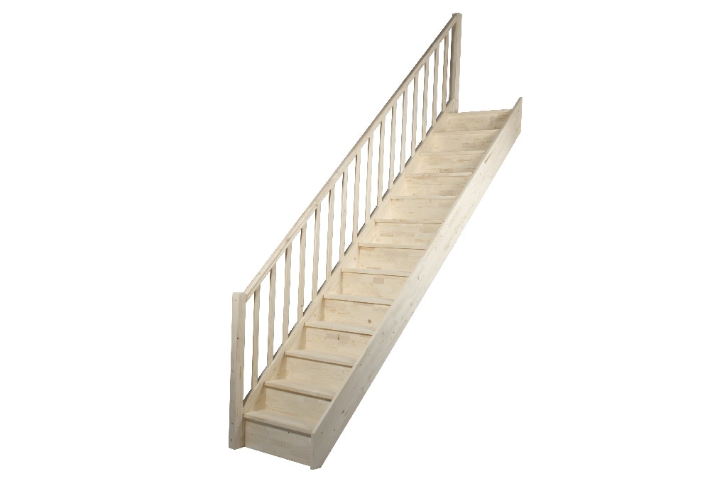 Scara interioara dreapta, contratrepte, 13 trepte  Rapallo